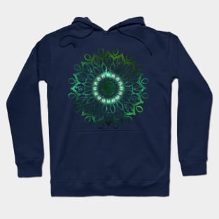 Green Garden Mandala Hoodie